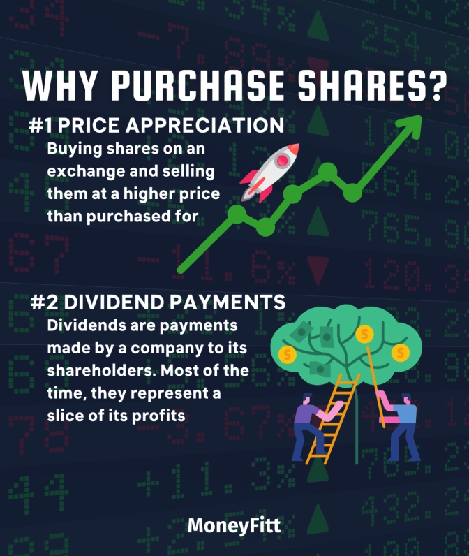 Reasons to purchase shares