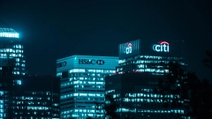 Citi and HSBC office building during nighttime